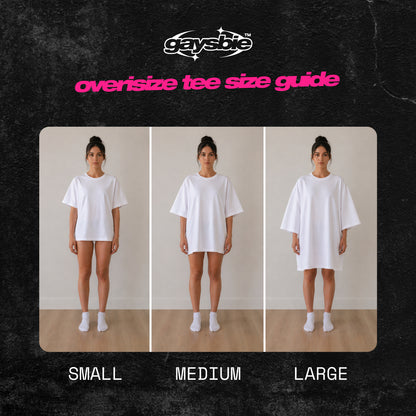 TRANS RIGHTS BEARS Oversize Signature Tee ~ GAYSBIE