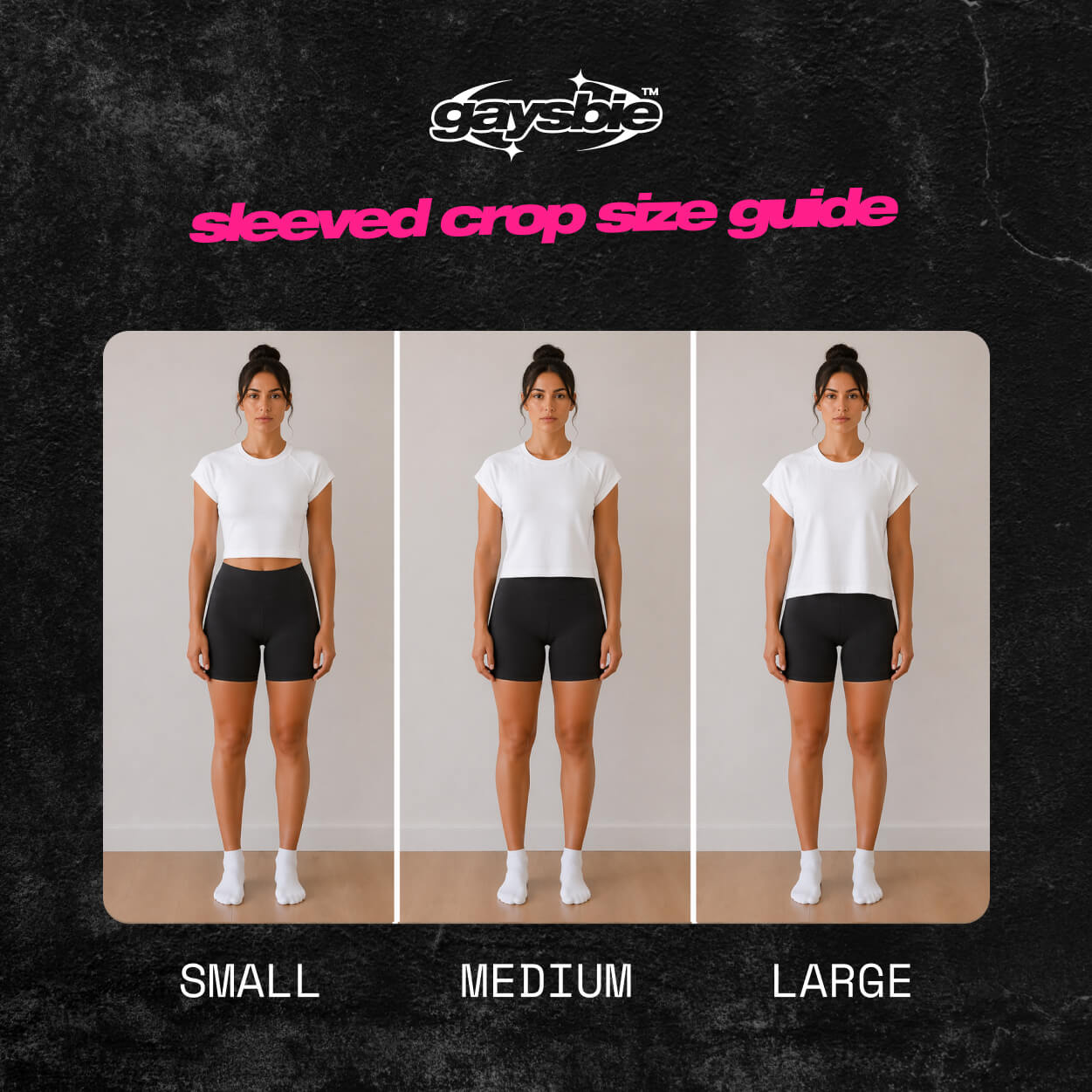 BE GAY. DO CRIME. Short Sleeve Crop ~ GAYSBIE