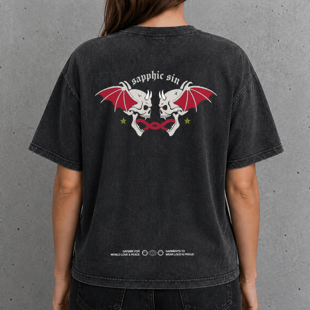 sapphic sin goth Tee ~ GAYSBIE