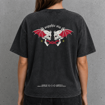sapphic sin goth Tee ~ GAYSBIE