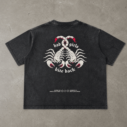 bad girls bite back goth Tee ~ GAYSBIE