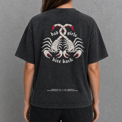 bad girls bite back goth Tee ~ GAYSBIE