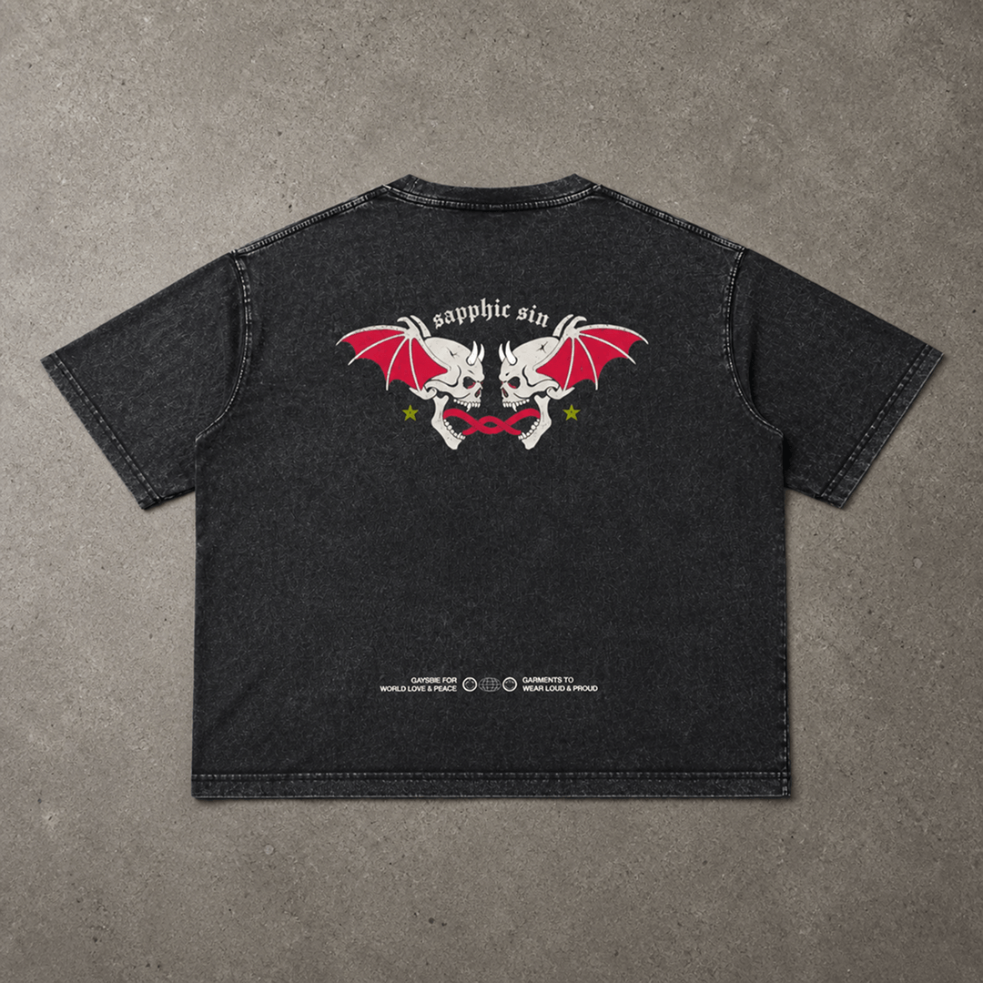 sapphic sin goth Tee ~ GAYSBIE