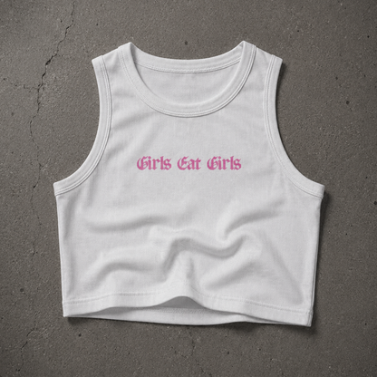 GIRLS EAT GIRLS Crop Tank ~ GAYSBIE