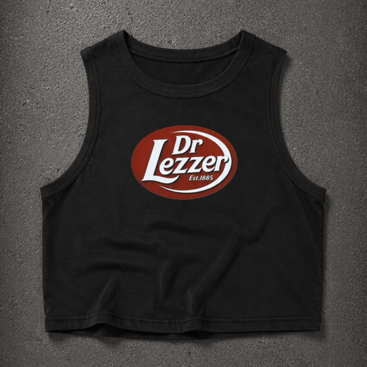 Dr Lezzer - Dr Pepper Lesbian Crop Tank ~ GAYSBIE