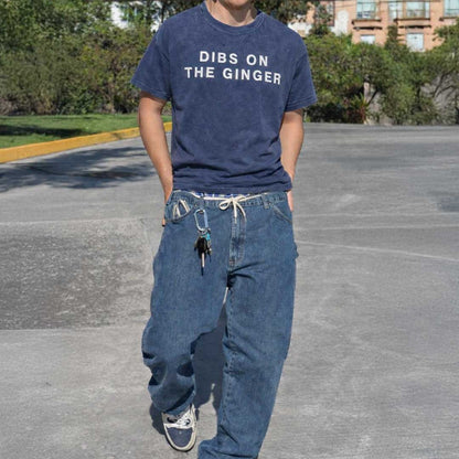 DIBS ON THE GINGER Premium Oversized Tee ~ GAYSBIE