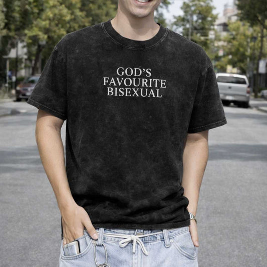 GOD'S FAVOURITE BISEXUAL Premium Oversized Tee ~ GAYSBIE