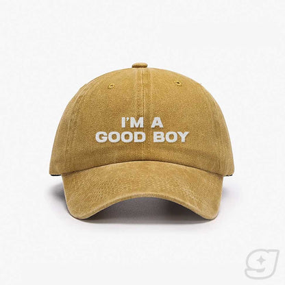 I'M A GOOD BOY Embroidered Cap ~ GAYSBIE