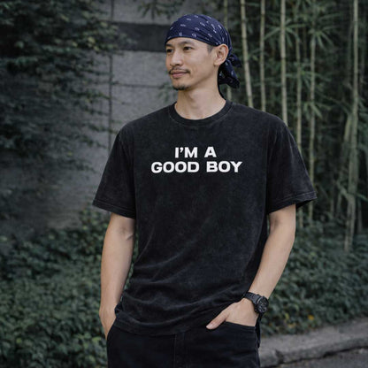 I’M A GOOD BOY Oversize Signature Tee ~ GAYSBIE