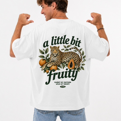 a little bit fruity Oversize Loose Drop Shoulder Tee ~ GAYSBIE