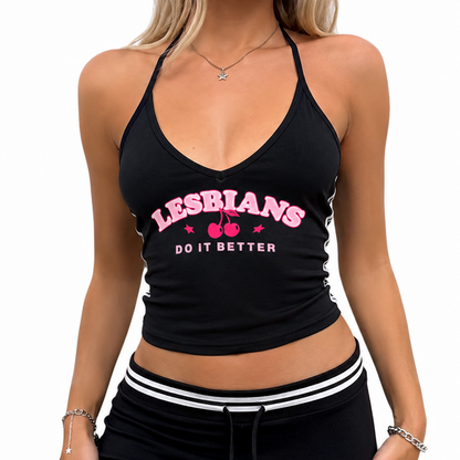LESBIANS DO IT BETTER Crop Tank ~ GAYSBIE