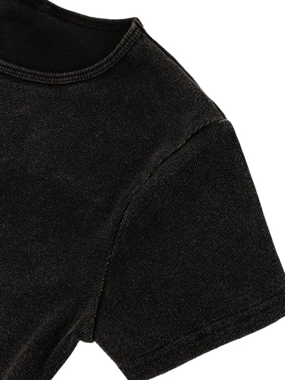 Sapphic Venom Goth Wash Crop Tee - Queer Crop Top GAYSBIE