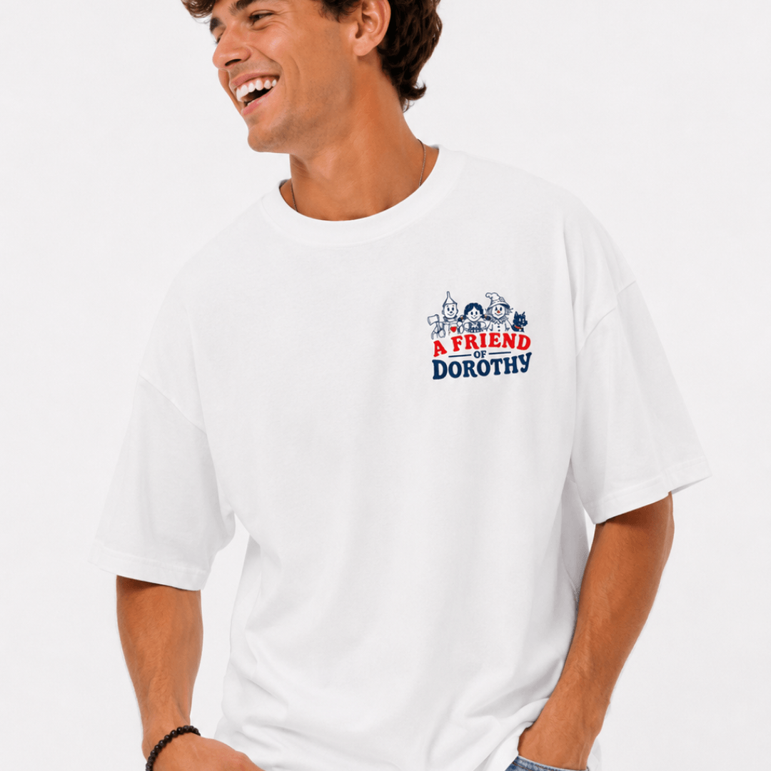 A friend of Dorothy Oversize Loose Drop Shoulder Tee ~ GAYSBIE