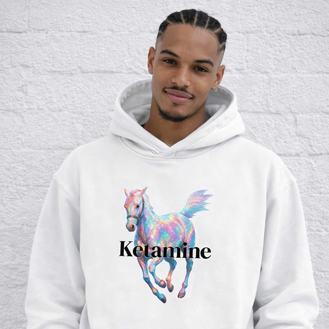 KETAMINE Heavy Fleece Hoodie ~ GAYSBIE