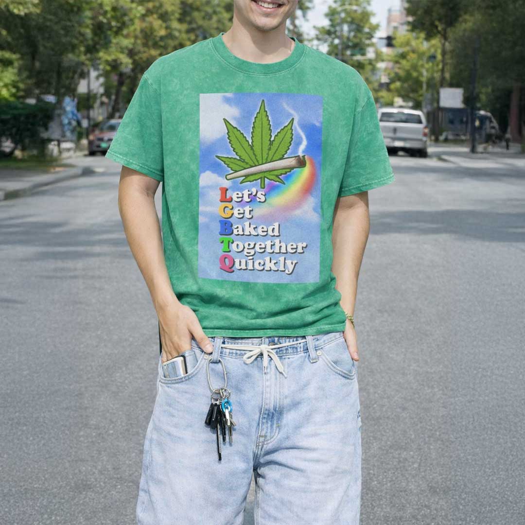 LGBTQ Baked Premium Oversized Tee ~ GAYSBIE