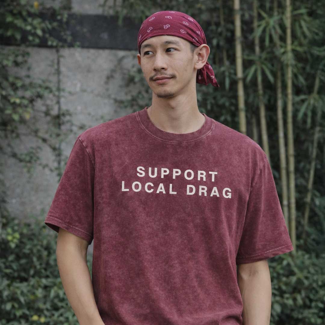 SUPPORT LOCAL DRAG Premium Oversized Tee ~ GAYSBIE