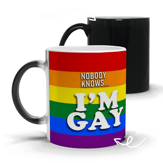 'Nobody Knows... I'M GAY' Mug