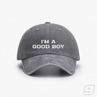 I'M A GOOD BOY Embroidered Cap ~ GAYSBIE