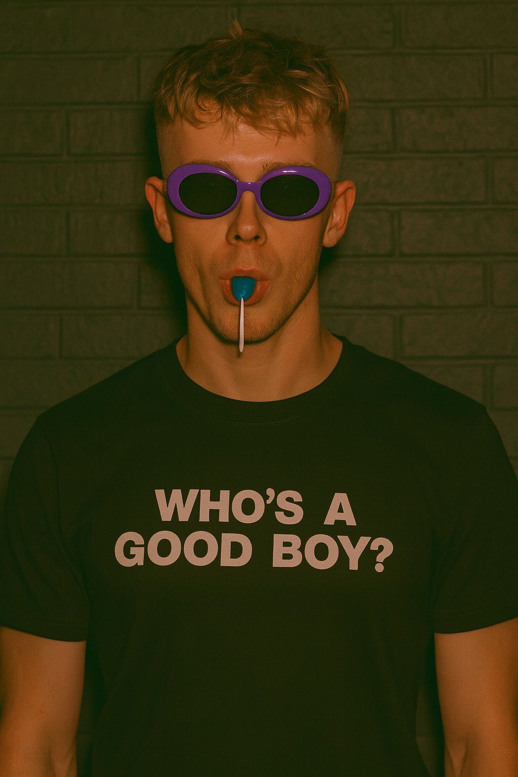 WHO'S A GOOD BOY Oversize Signature Tee ~ GAYSBIE