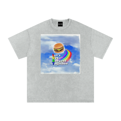 LGBT BURGER Premium Oversized Tee ~ GAYSBIE