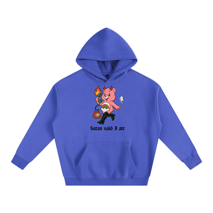 SATAN SAID I ATE BEAR Heavy Fleece Hoodie ~ GAYSBIE
