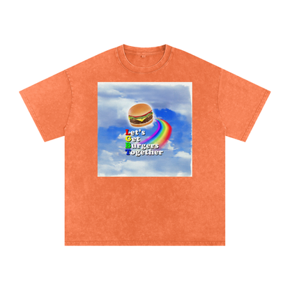 LGBT BURGER Premium Oversized Tee ~ GAYSBIE