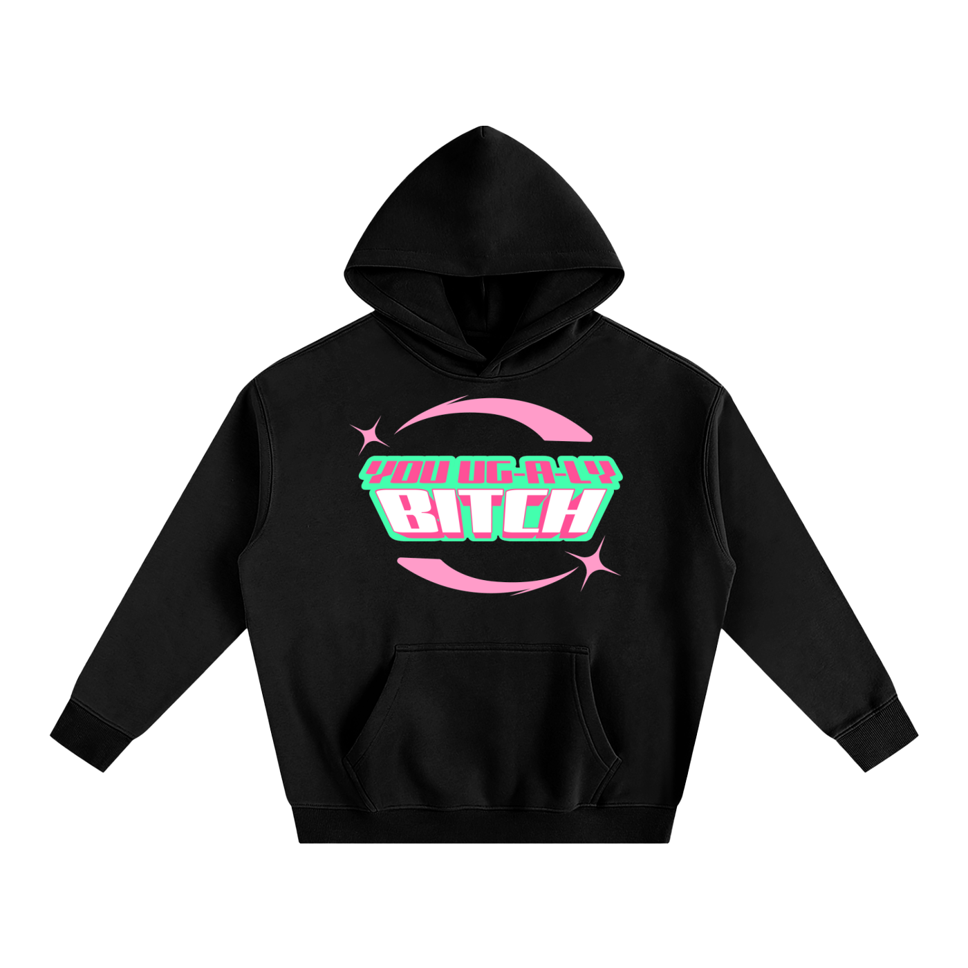 UG-A-LY Heavy Fleece Hoodie ~ GAYSBIE