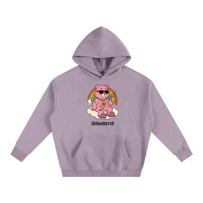 UNBOTHERED BEAR Heavy Fleece Hoodie ~ GAYSBIE
