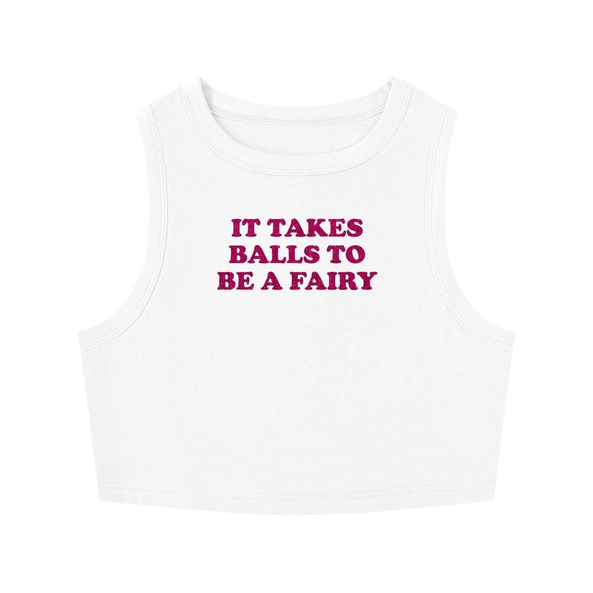 Women's Tight Crewneck Crop Tank Top