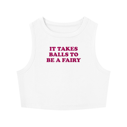 Women's Tight Crewneck Crop Tank Top