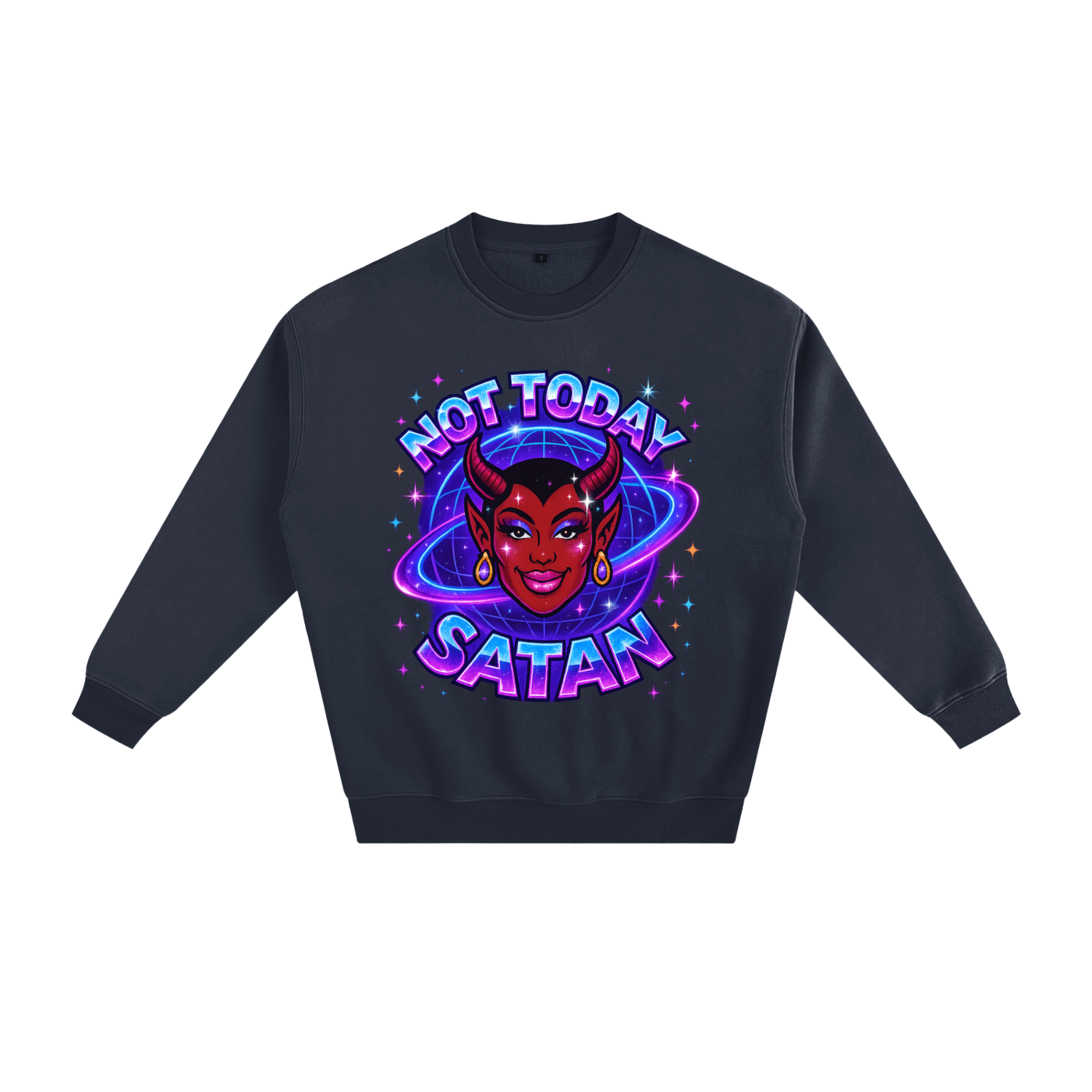 NOT TODAY SATAN Thick Fleece Sweat ~ GAYBSIE