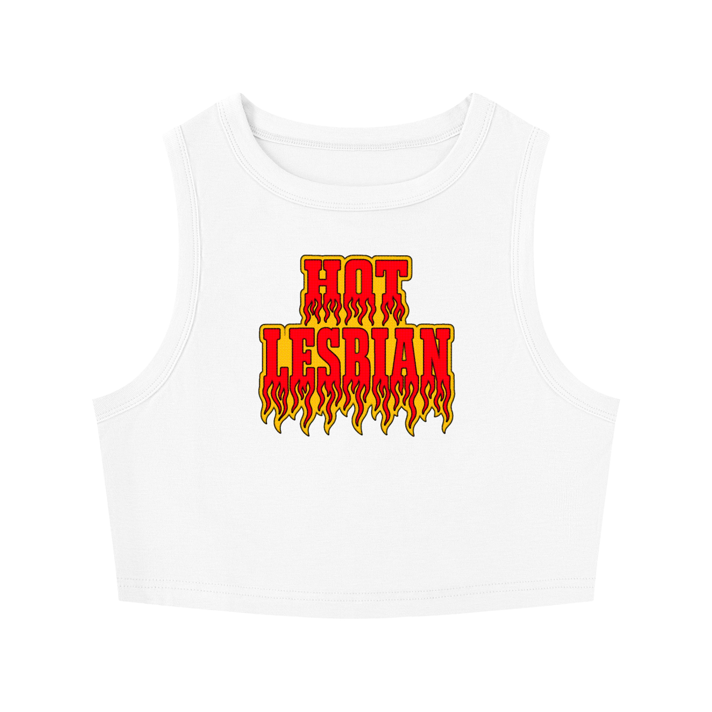 HOT LESBIAN Crop Tank ~ GAYSBIE
