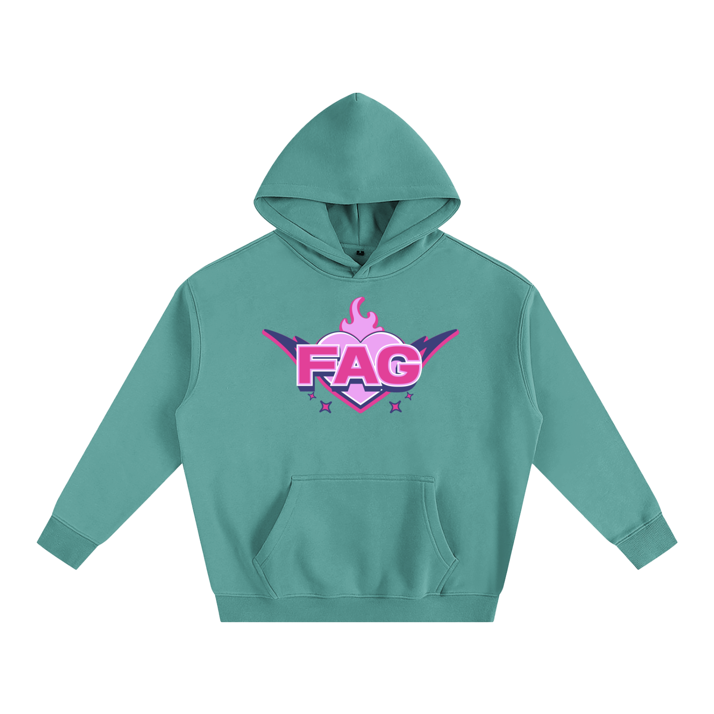 FAG Heavy Fleece Hoodie ~ GAYSBIE
