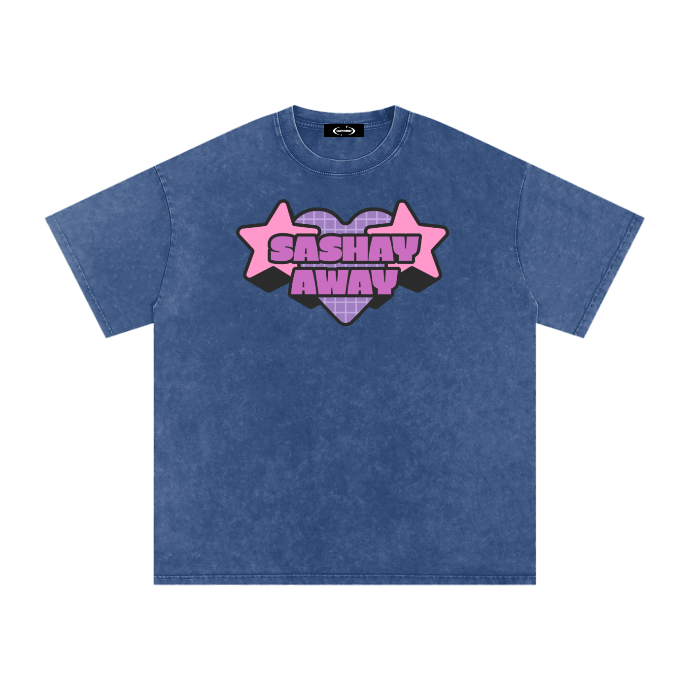 Dark Blue / S Acid Wash Oversize T-Shirt - 250 GSM ODMPOD