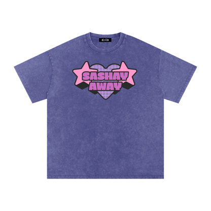 Purple Haze / S Acid Wash Oversize T-Shirt - 250 GSM ODMPOD
