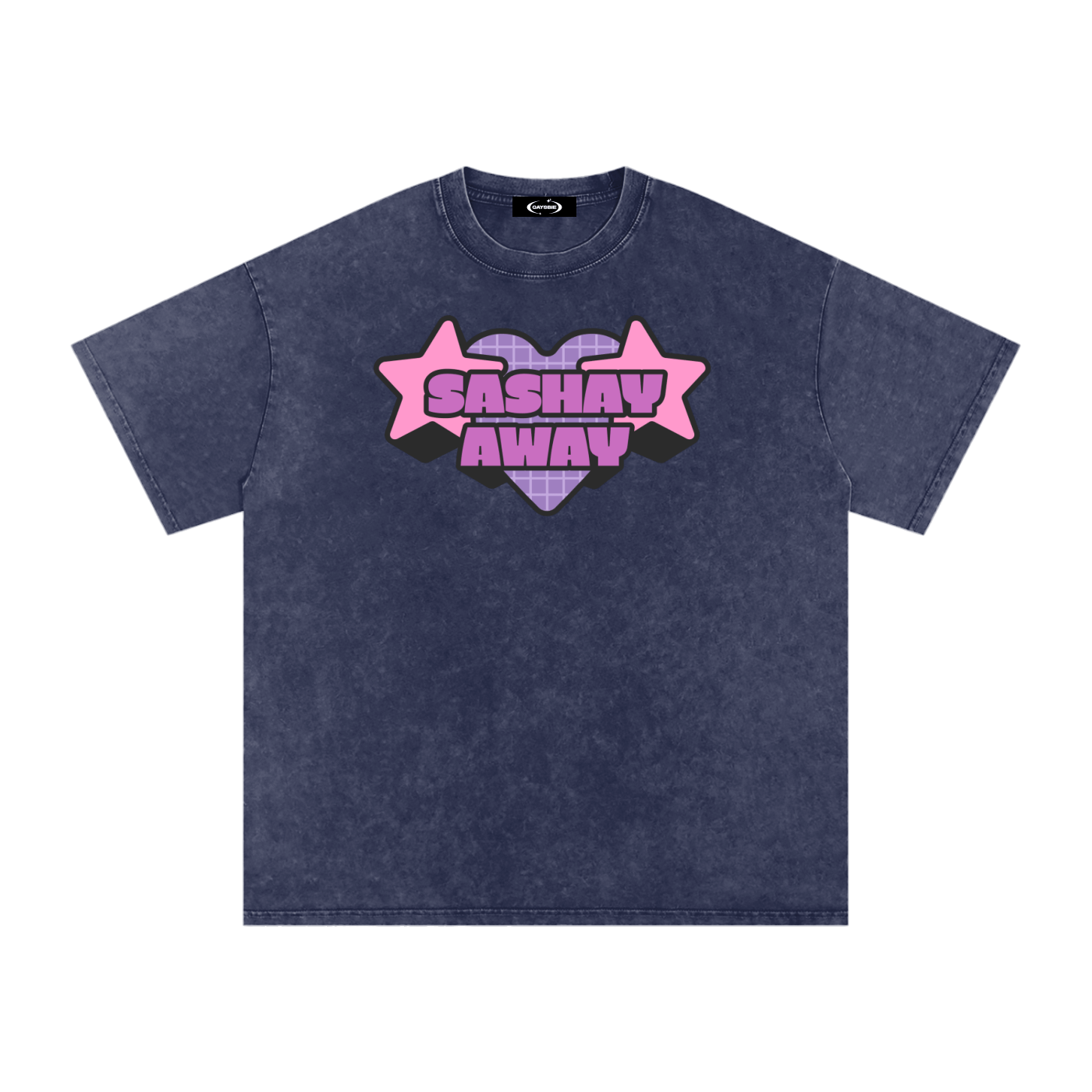 Royal Blue / S Acid Wash Oversize T-Shirt - 250 GSM ODMPOD