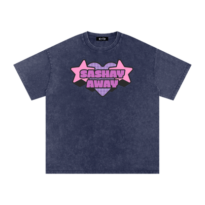 Royal Blue / S Acid Wash Oversize T-Shirt - 250 GSM ODMPOD