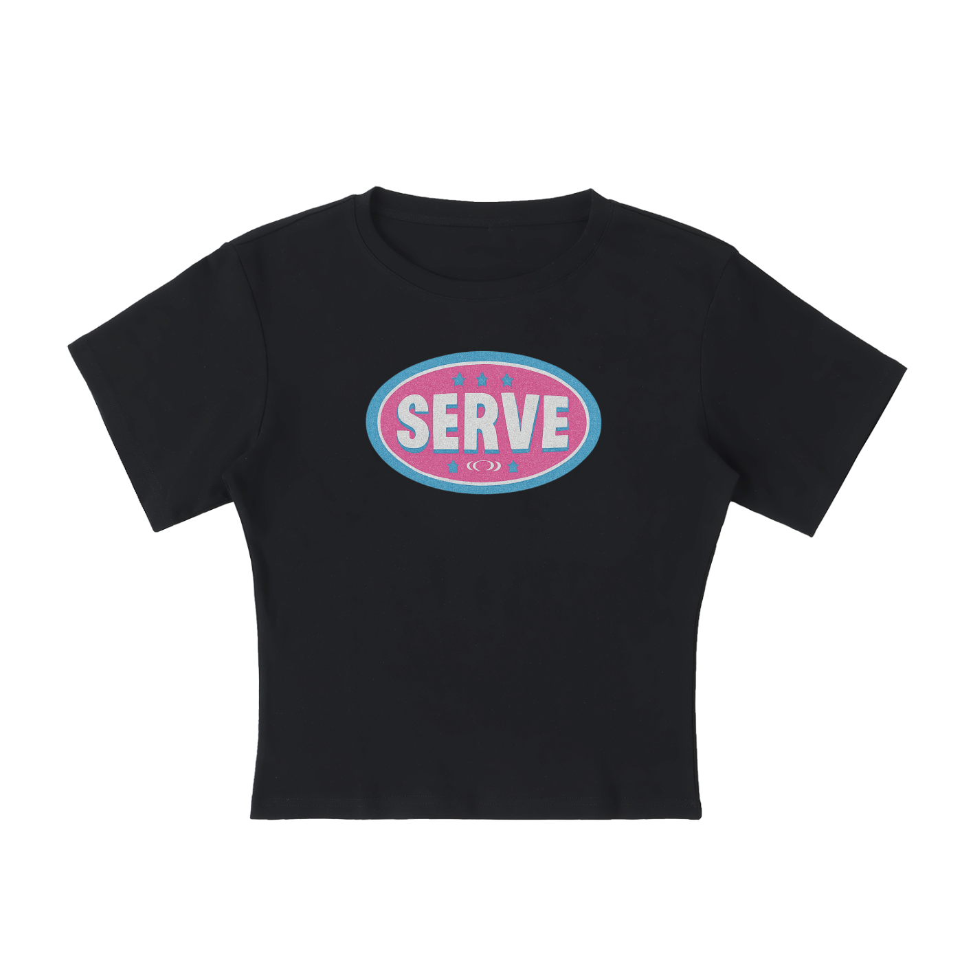 SERVE BADGE Baby Tee ~ GAYSBIE