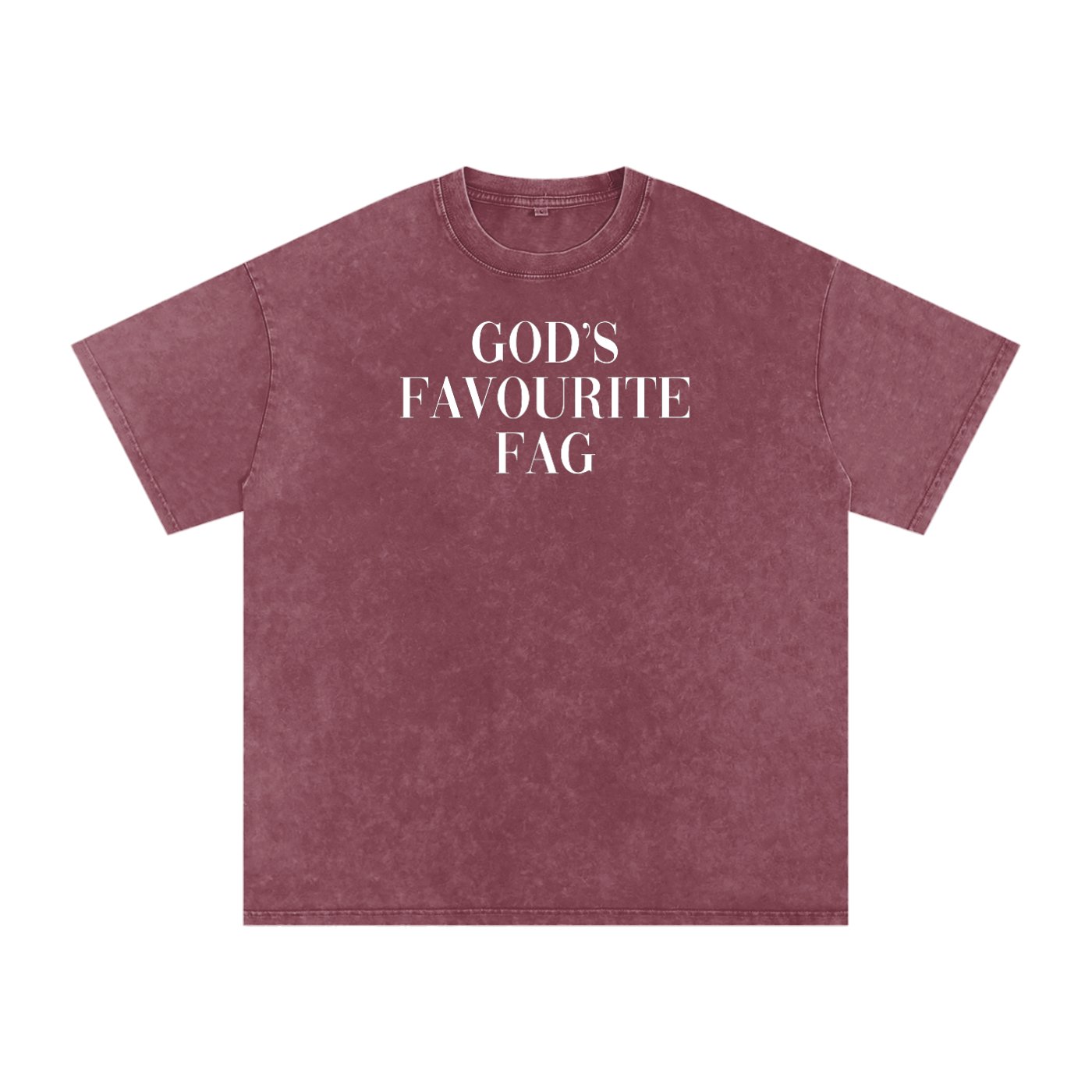 GOD'S FAVE FAG Premium Oversized Tee ~ GAYSBIE