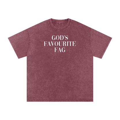 GOD'S FAVE FAG Premium Oversized Tee ~ GAYSBIE
