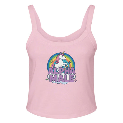 Ribbed Tank BUBBLEGUM / XS ALPHA MALE Baby Ribbed Tank ~ GAYSBIE PREMIUM MATERIALS