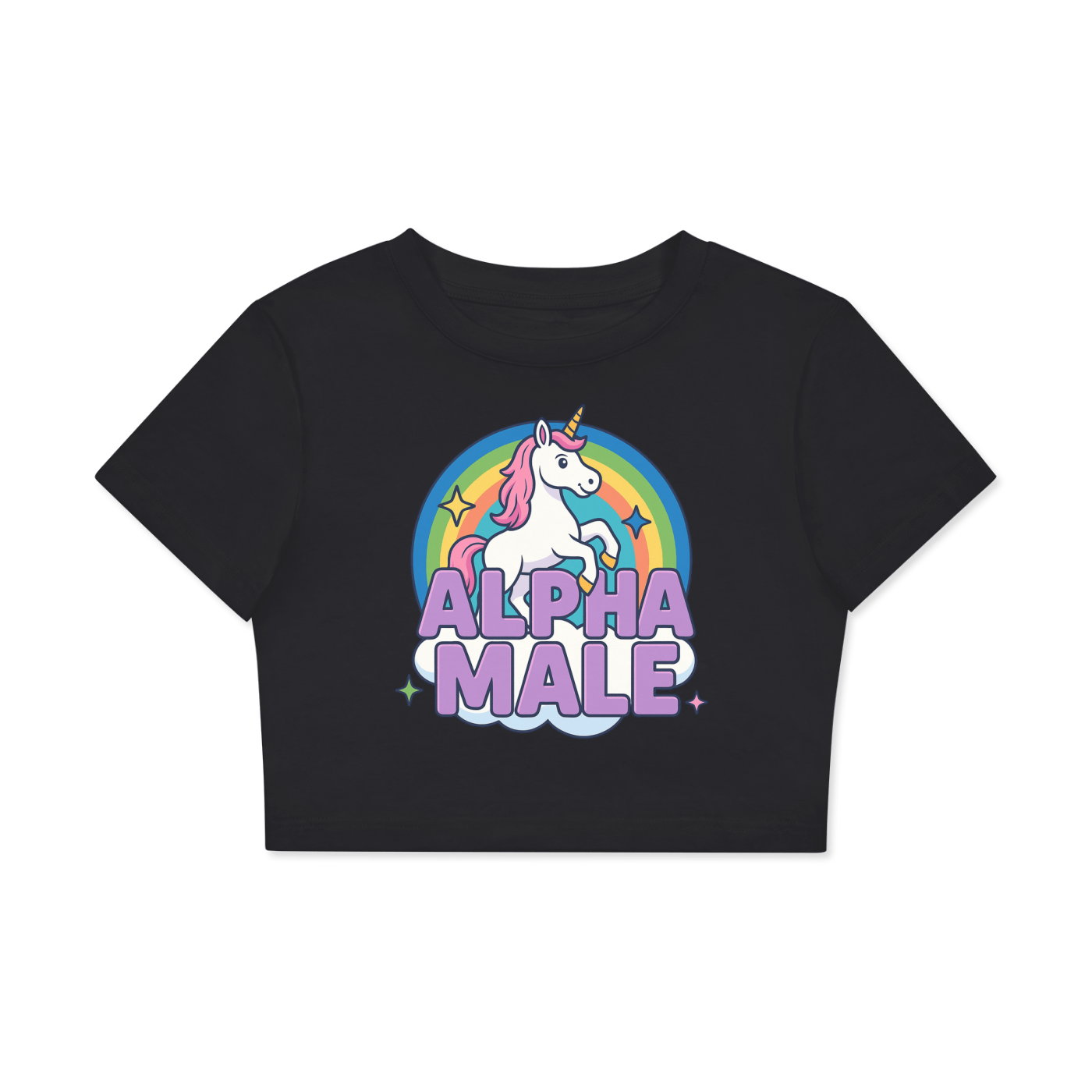 Crop Tee MIDNIGHT / XS ALPHA MALE Crop Tee ~ GAYSBIE PREMIUM MATERIALS