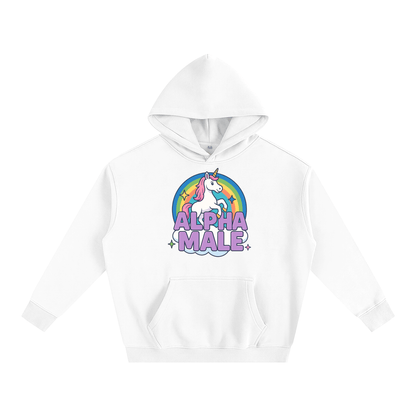 Premium Hood ICE / S ALPHA MALE Heavy Fleece Hoodie ~ GAYSBIE PREMIUM MATERIALS