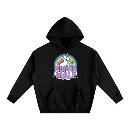 Premium Hood MIDNIGHT / S ALPHA MALE Heavy Fleece Hoodie ~ GAYSBIE PREMIUM MATERIALS