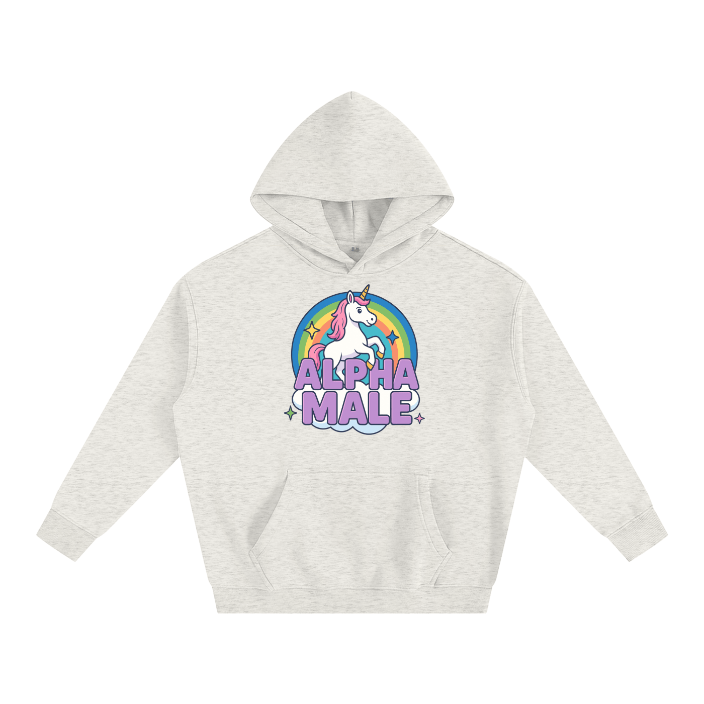 Premium Hood OAT / S ALPHA MALE Heavy Fleece Hoodie ~ GAYSBIE PREMIUM MATERIALS