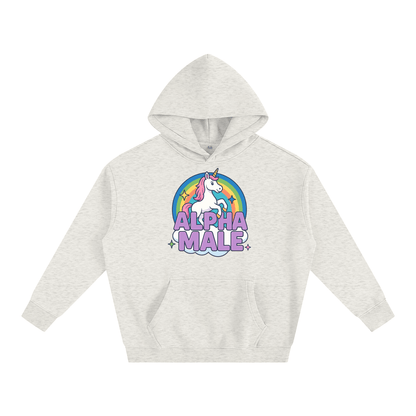 Premium Hood OAT / S ALPHA MALE Heavy Fleece Hoodie ~ GAYSBIE PREMIUM MATERIALS