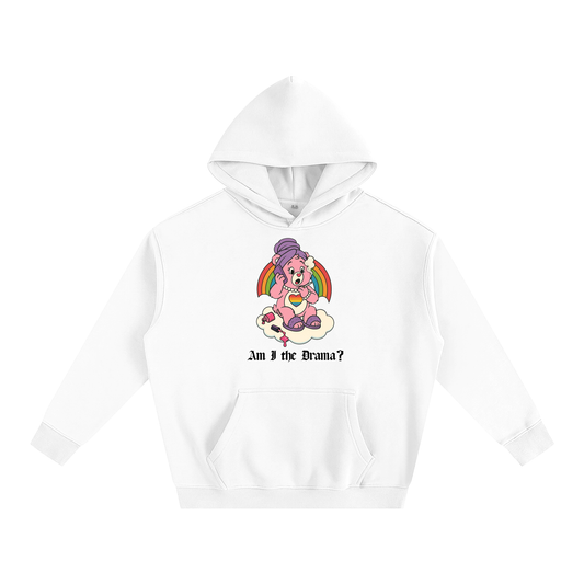 Premium Hood ICE / S AM I THE DRAMA? BEAR Heavy Fleece Hoodie ~ GAYSBIE PREMIUM MATERIALS