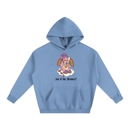 Premium Hood SKY / S AM I THE DRAMA? BEAR Heavy Fleece Hoodie ~ GAYSBIE PREMIUM MATERIALS