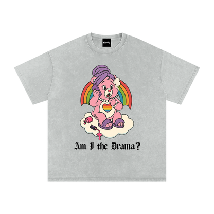 Oversize Tee STORM / S AM I THE DRAMA? BEAR Premium Oversized Tee ~ GAYSBIE PREMIUM MATERIALS