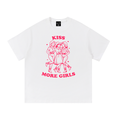 KISS MORE GIRLS Cowgirls Oversize Signature Tee ~ GAYSBIE